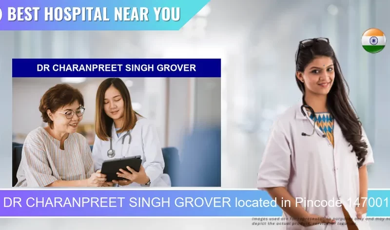 DR CHARANPREET SINGH GROVER located in Pincode 147001 Patiala
