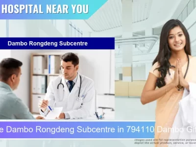 Dambo Rongdeng Subcentre located in Pincode 794110 Dambo Gitonggittim