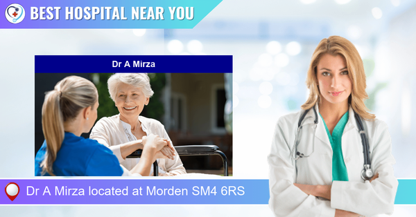 Dr A Mirza located at Morden SM4 6RS
