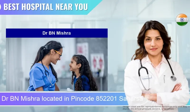 Dr BN Mishra located in Pincode 852201 Saharsa