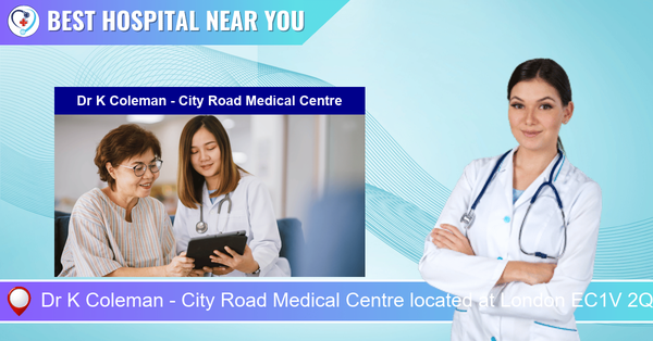 Dr K Coleman - City Road Medical Centre located at London EC1V 2QH