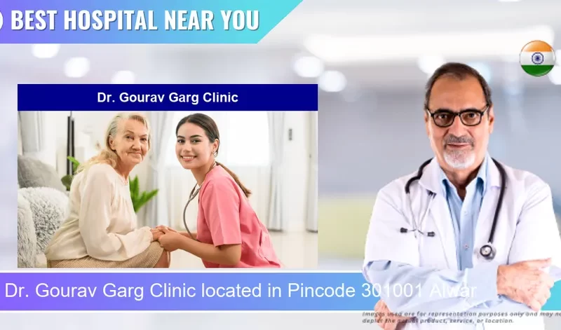 Dr. Gourav Garg Clinic located in Pincode 301001 Alwar
