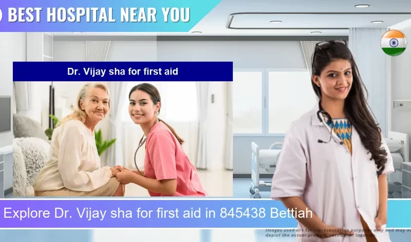 Dr. Vijay sha for first aid located in Pincode 845438 Bettiah