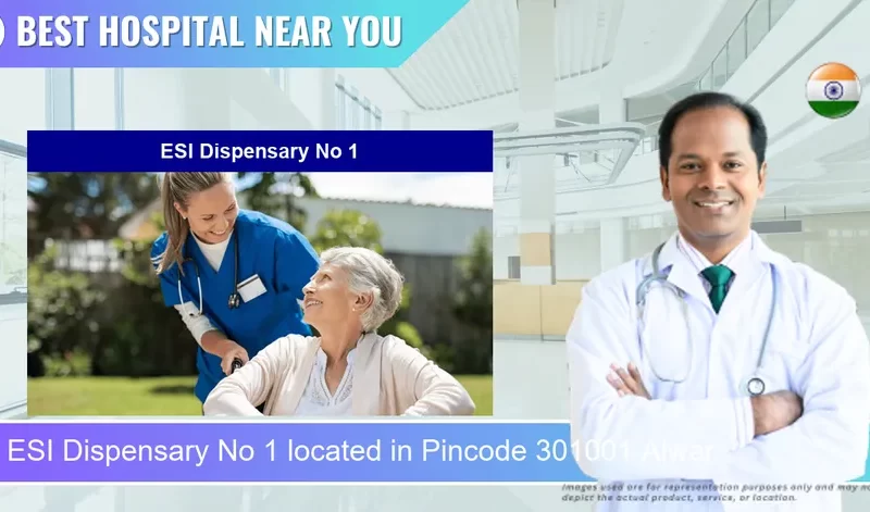 ESI Dispensary No 1 located in Pincode 301001 Alwar