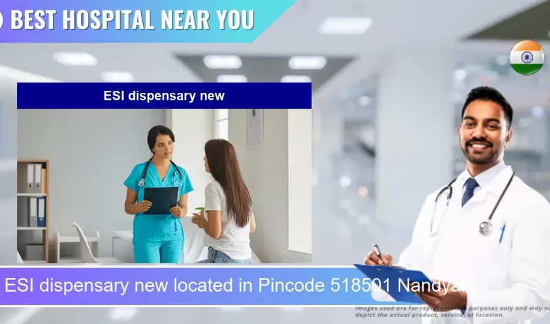 ESI dispensary new located in Pincode 518501 Nandyala