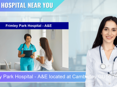 Frimley Park Hospital - A&E located at Camberley GU16 7UJ