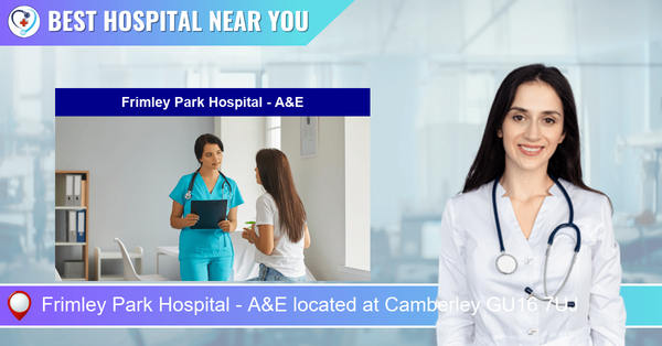 Frimley Park Hospital - A&E located at Camberley GU16 7UJ