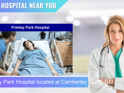 Frimley Park Hospital located at Camberley GU16 7UJ