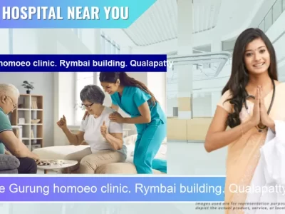 Gurung homoeo clinic. Rymbai building. Qualapatty located in Pincode 793002 Shillong