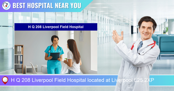 H Q 208 Liverpool Field Hospital located at Liverpool L25 2XP