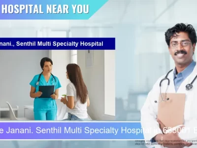 Janani. Senthil Multi Specialty Hospital located in Pincode 638001 Erode