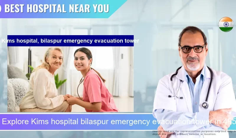 Kims hospital bilaspur emergency evacuation tower located in Pincode 495001 Telipara