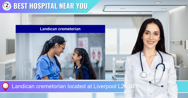 Landican cremetorian located at Liverpool L21 3TY