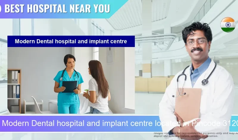 Modern Dental hospital and implant centre located in Pincode 312001 Near Chandra Lok Cinema
