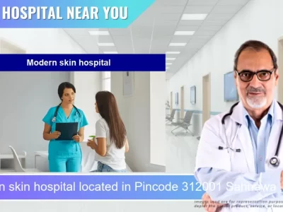 Modern skin hospital located in Pincode 312001 Sahnawa