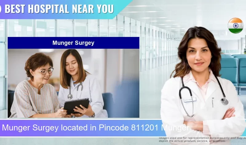 Munger Surgey located in Pincode 811201 Munger
