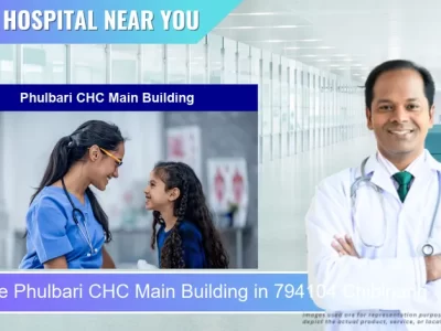 Phulbari CHC Main Building located in Pincode 794104 Chibinang