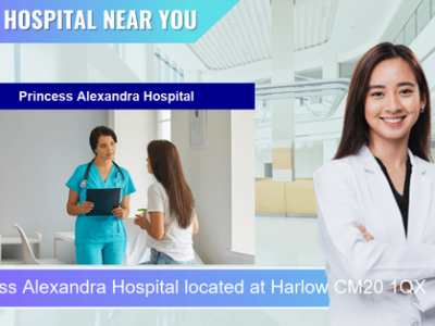 Princess Alexandra Hospital located at Harlow CM20 1QX