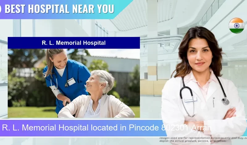 R. L. Memorial Hospital located in Pincode 802301 Arrah