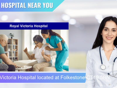 Royal Victoria Hospital located at Folkestone CT19 5BN