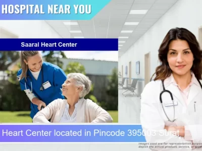 Saaral Heart Center located in Pincode 395003 Surat