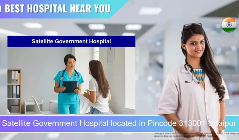 Satellite Government Hospital located in Pincode 313001 Udaipur