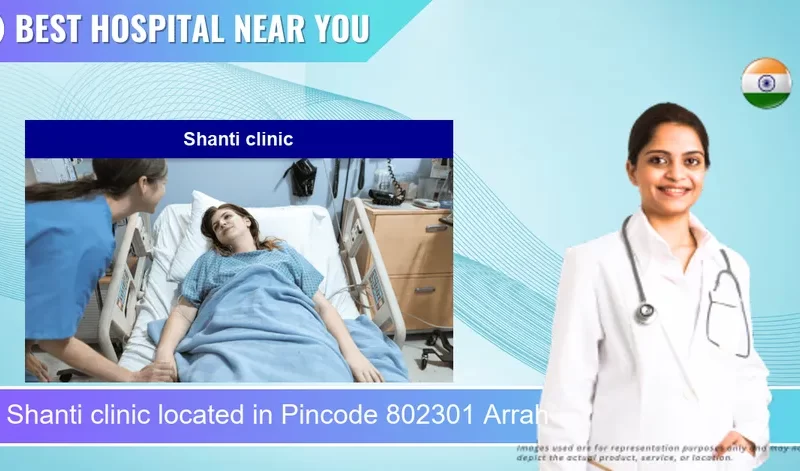 Shanti clinic located in Pincode 802301 Arrah