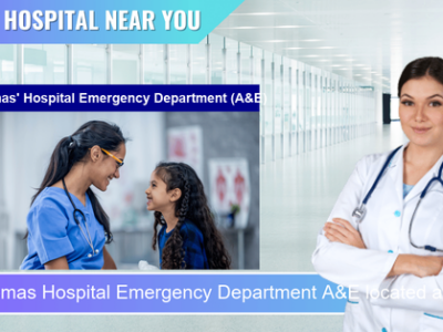 St Thomas Hospital Emergency Department A&E located at London SE1 7EH