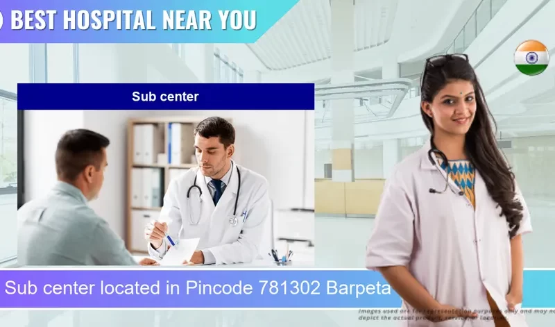 Sub center located in Pincode 781302 Barpeta