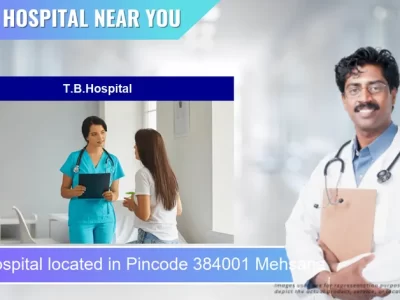 T.B.Hospital located in Pincode 384001 Mehsana