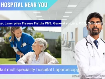 Tawakkul multispeciality hospital Laparoscopy Laser piles Fissure Fistula PNS General surgery OBG Orthopedics hospital located in Pincode 577004 Davanagere
