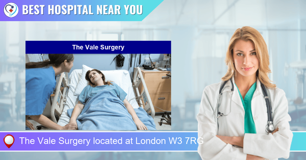The Vale Surgery located at London W3 7RG