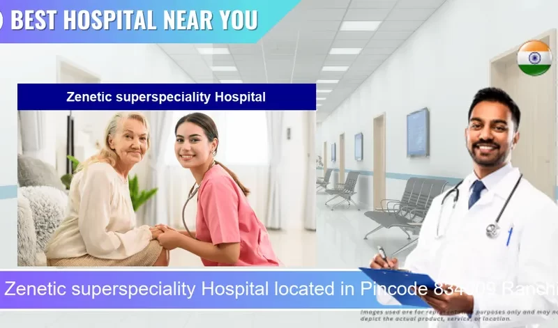 Zenetic superspeciality Hospital located in Pincode 834009 Ranchi